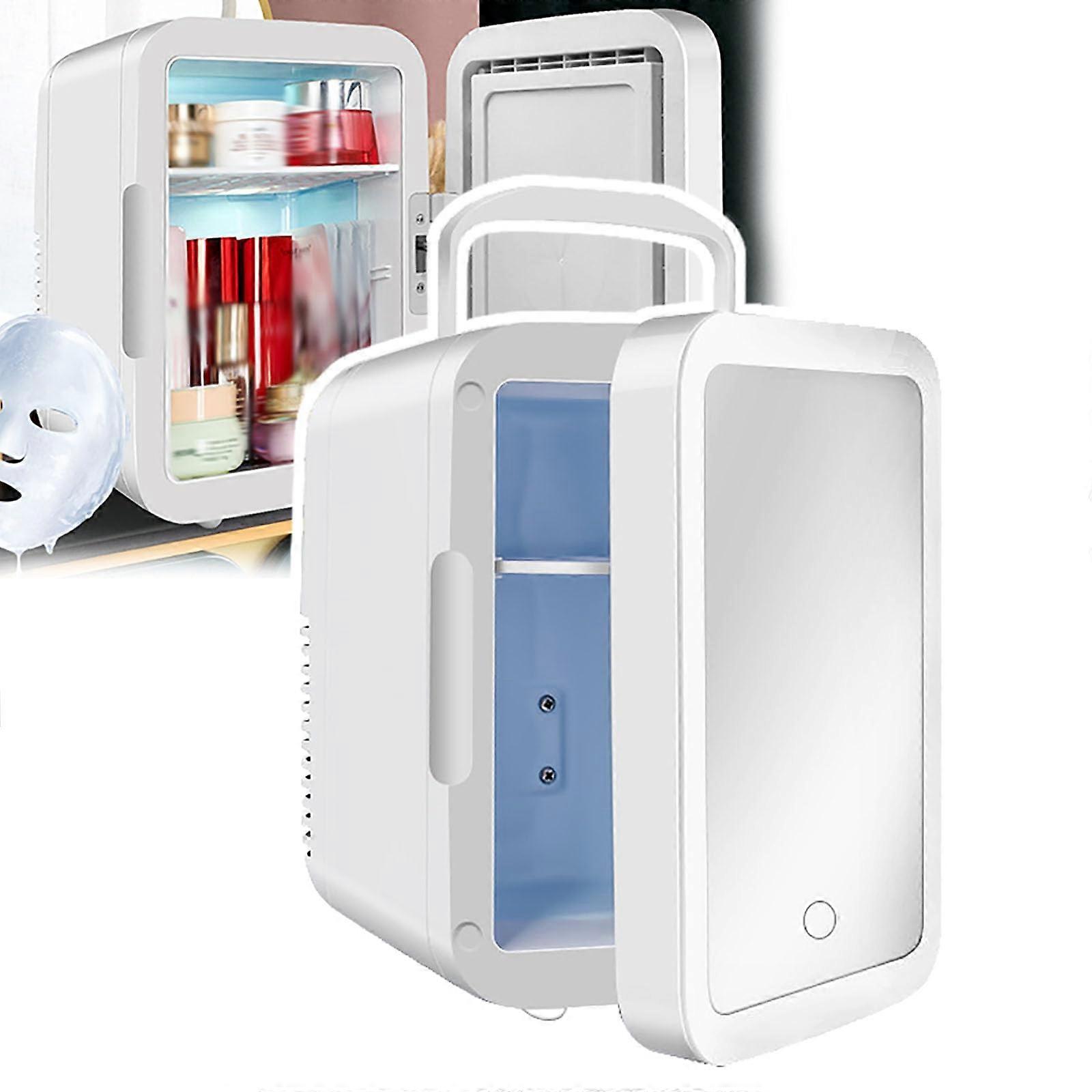 Beauty Fridge, Compact 4 Litre Mini Fridge, Fast Cooling Intelligent Constant Temperature Dual Use for Hot and Cold, A