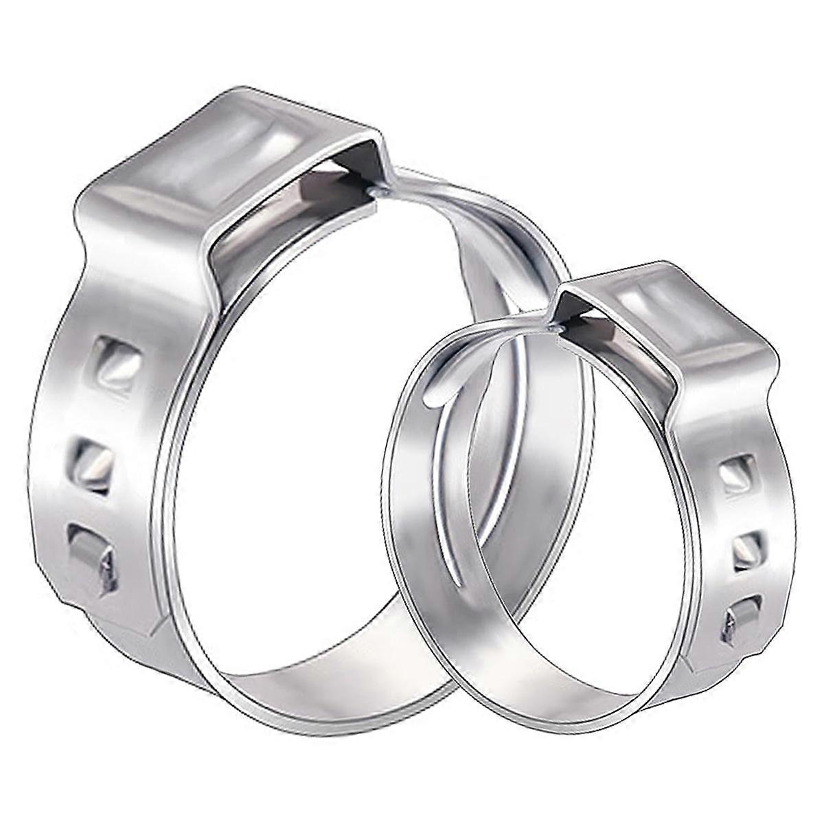 35pcs 1/2 inch PEX Clamps, Stainless Steel Pex Crimping Ring