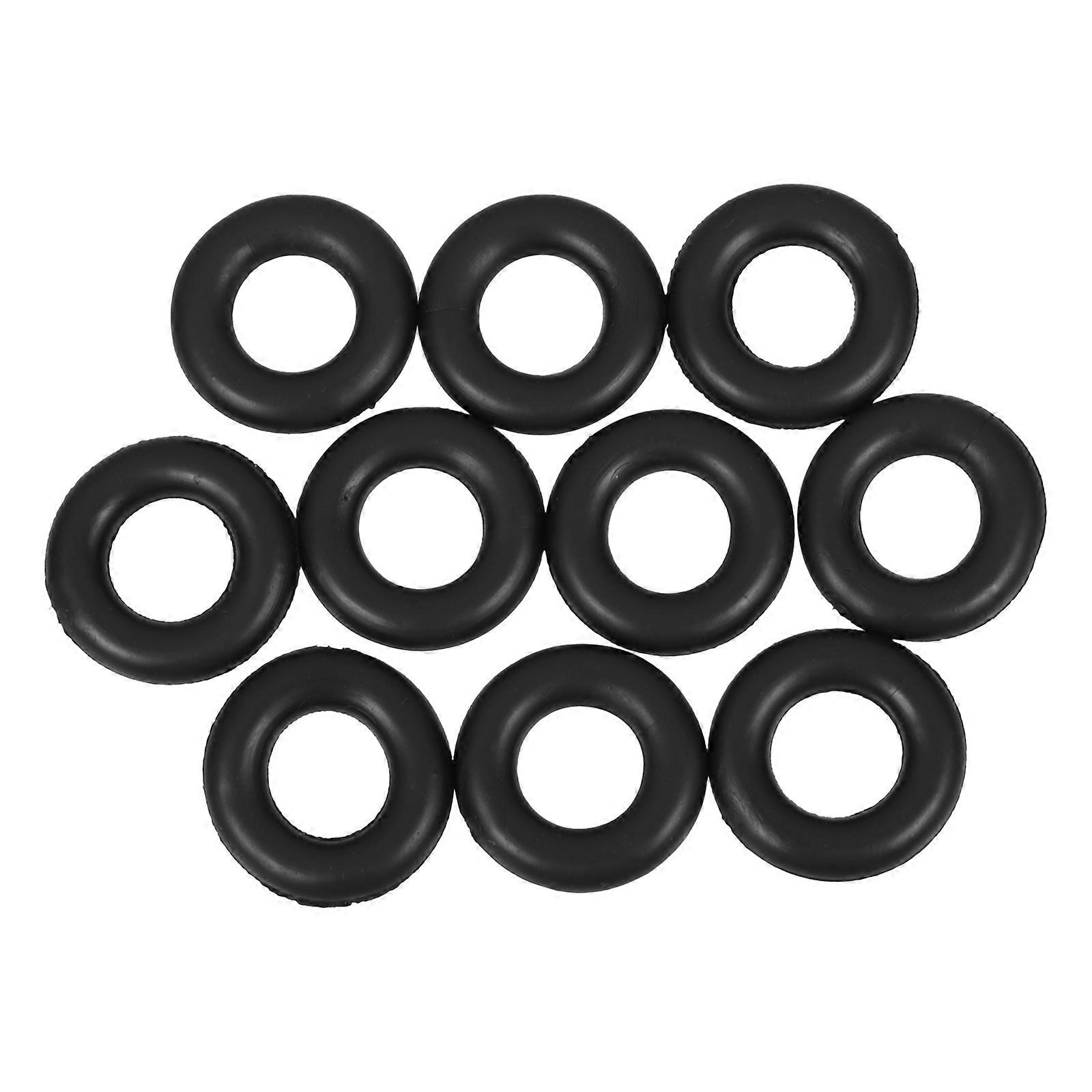 Black Rubber Washer Sewing Machine Accessories Small Workshops 10Pcs