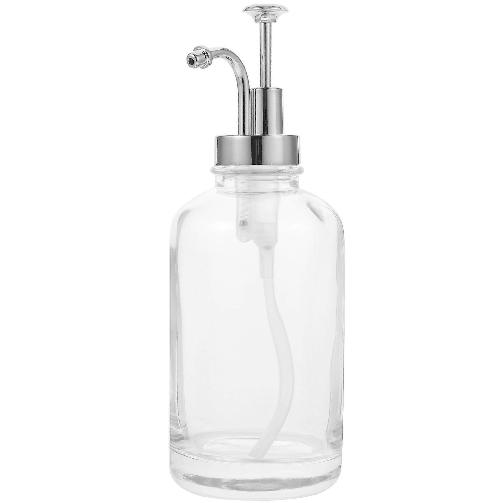 Glass Lotion Bottle Pump Design Syrup Dispenser Reusable Honey Bottle Soap Dispenser
