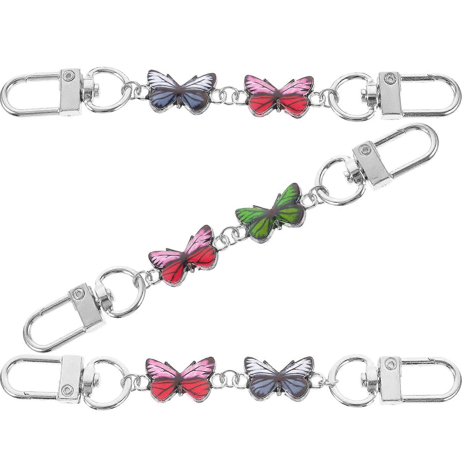 Chain Extender For Purse Decorative Purse Strap Replacement For Handbag And Clutch Multi-Colored 4.5X0.5X0.1In 3Pcs