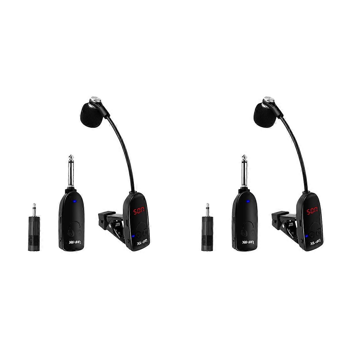 UHF Wireless Instruments Saxophone Microphone Wireless Receiver