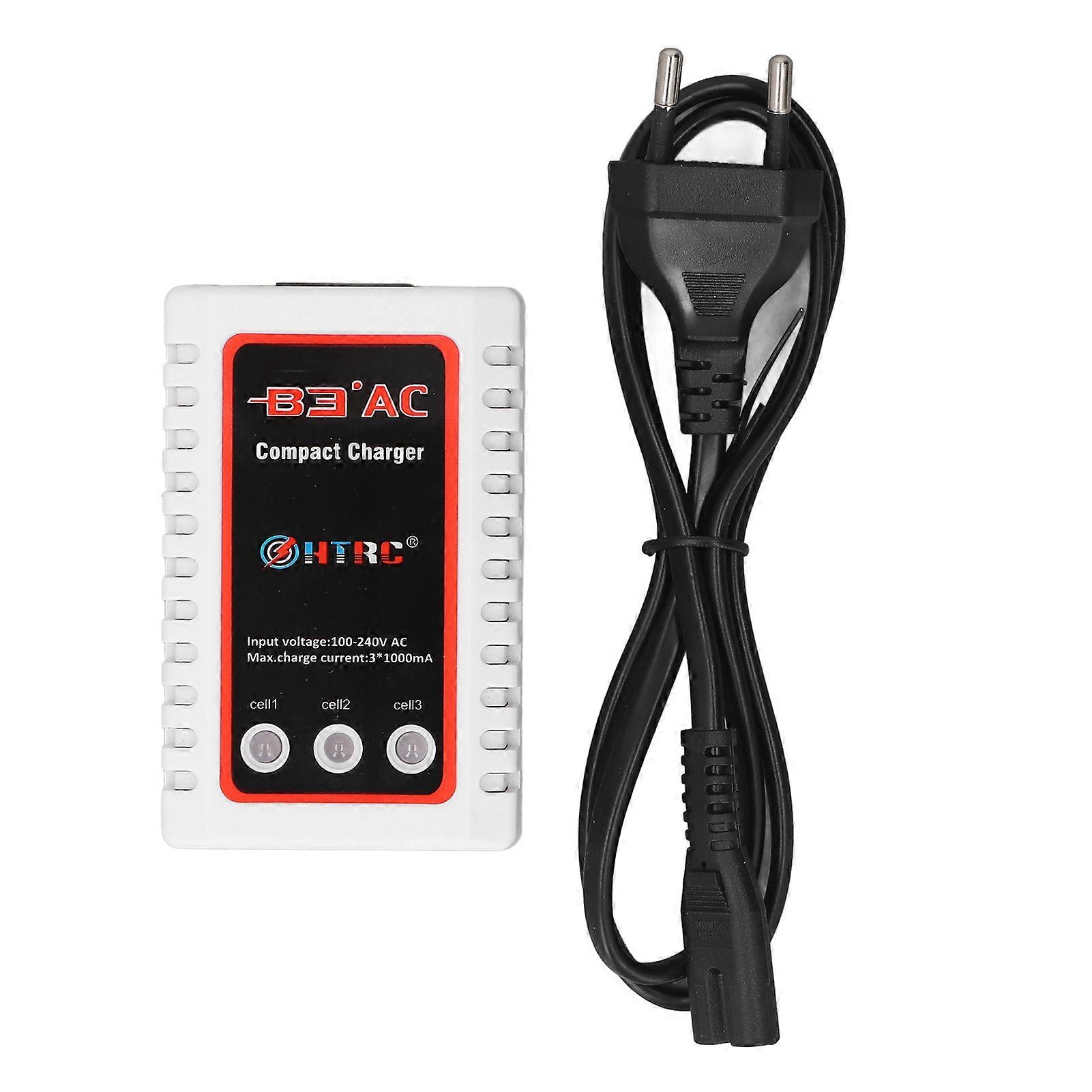 2S-3S LiPo Battery Charger Compact ncer for Car Airplane Boat RC Input