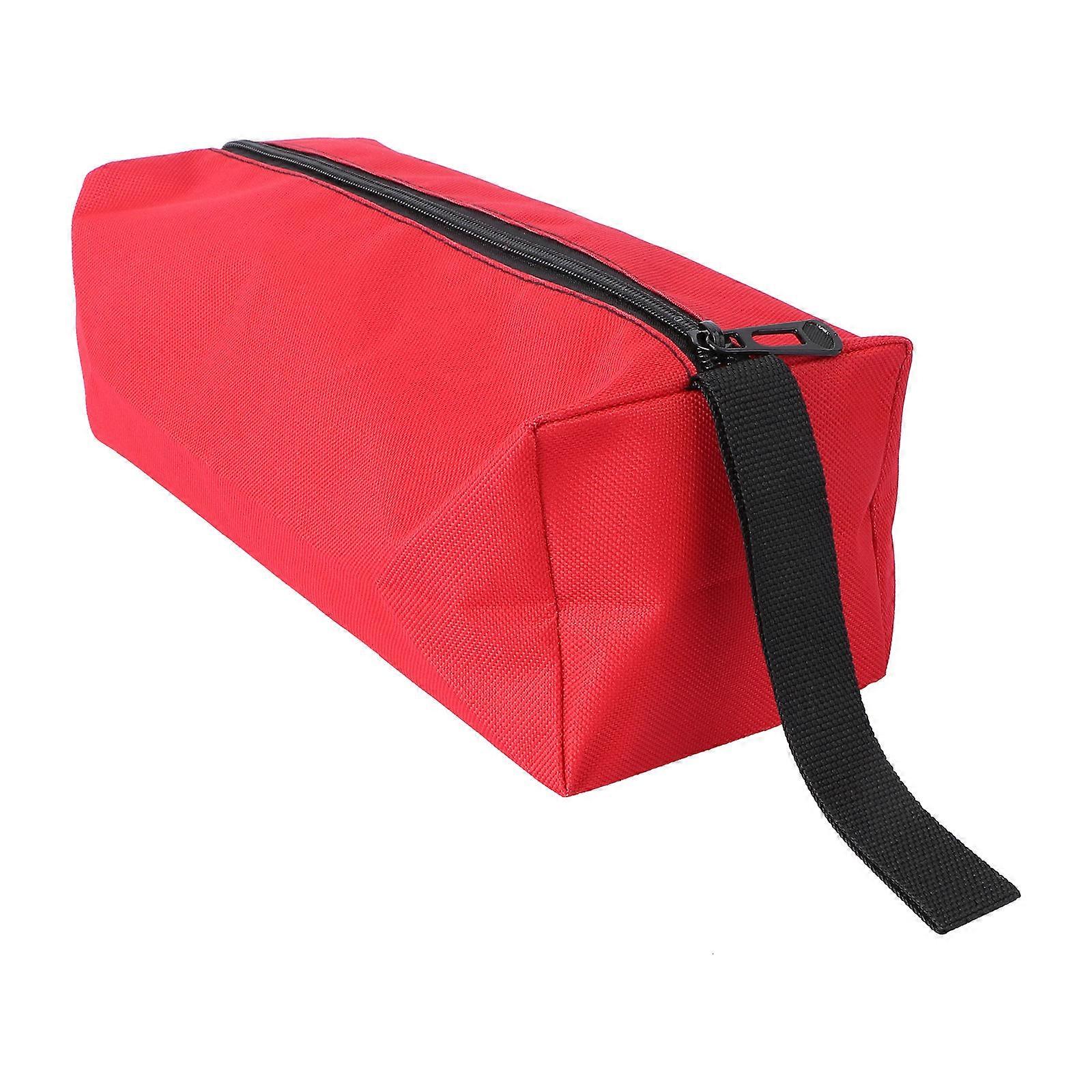 Protable Oxford Cloth Tool Bag Tool Bag Organizer Home Repair Red 30x10cm 1Pack