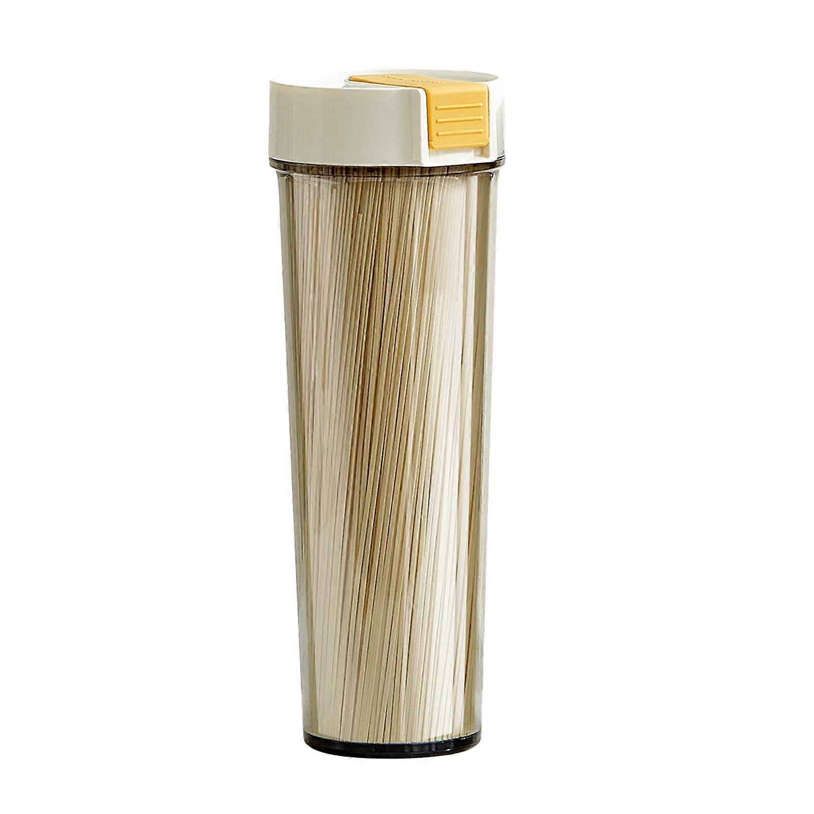 Spaghetti container for organization and storage, White