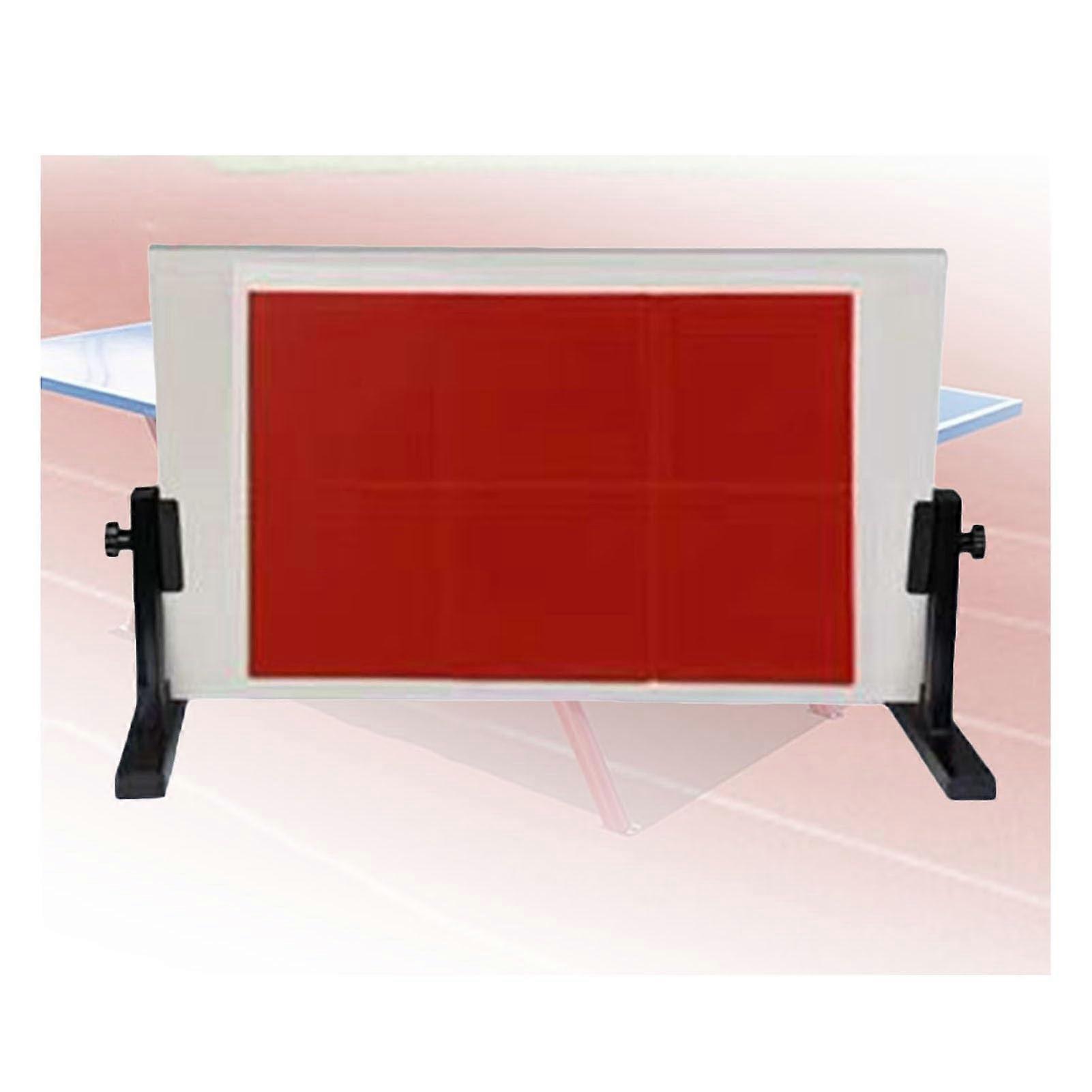 Portable Table Tennis Rebound Board, Single SelfLearning Training Baffle, Ping Pong Board with 6 Pads for Playroom in the Home Community
