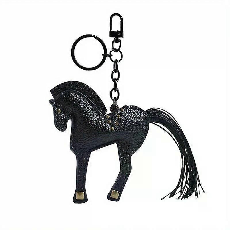 Creative 1pc Pony Keychain Pendant | Fabric for More Texture, with Bag Pendant Accessories, for Car Keychain