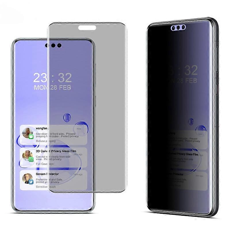 imak No Edge Version 3D Curved Privacy Full Screen Tempered Glass Film