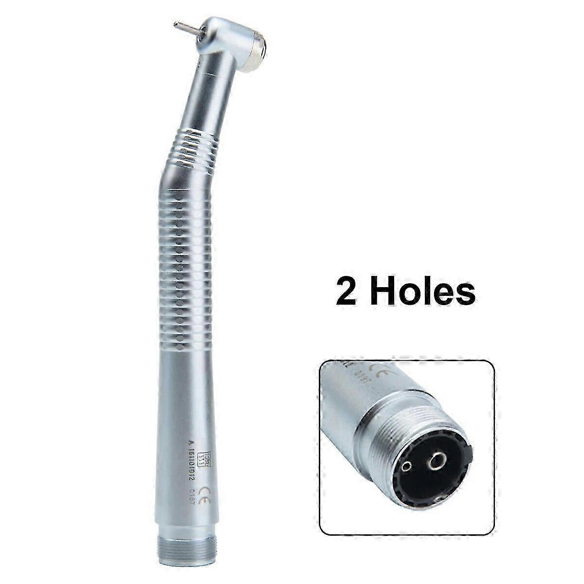 Dental High Speed Handpiece Standard Head Push Button Single Way Spray Dentistry Turbine Rotation Tool 2/4 Holes