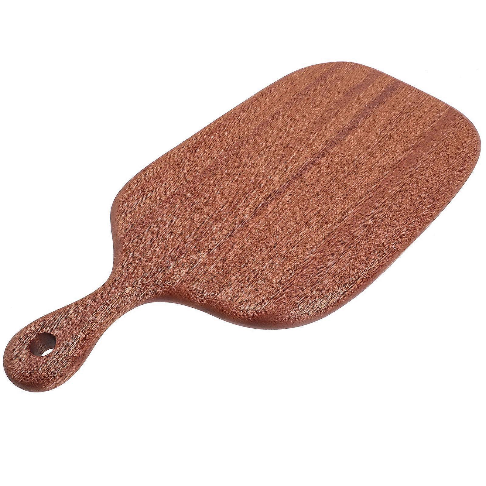 Solid Wood Cutting Board with Hanging Design   Multi Functional Chopping Board for Fruits, Meat, Vegetables and Dough Kneading