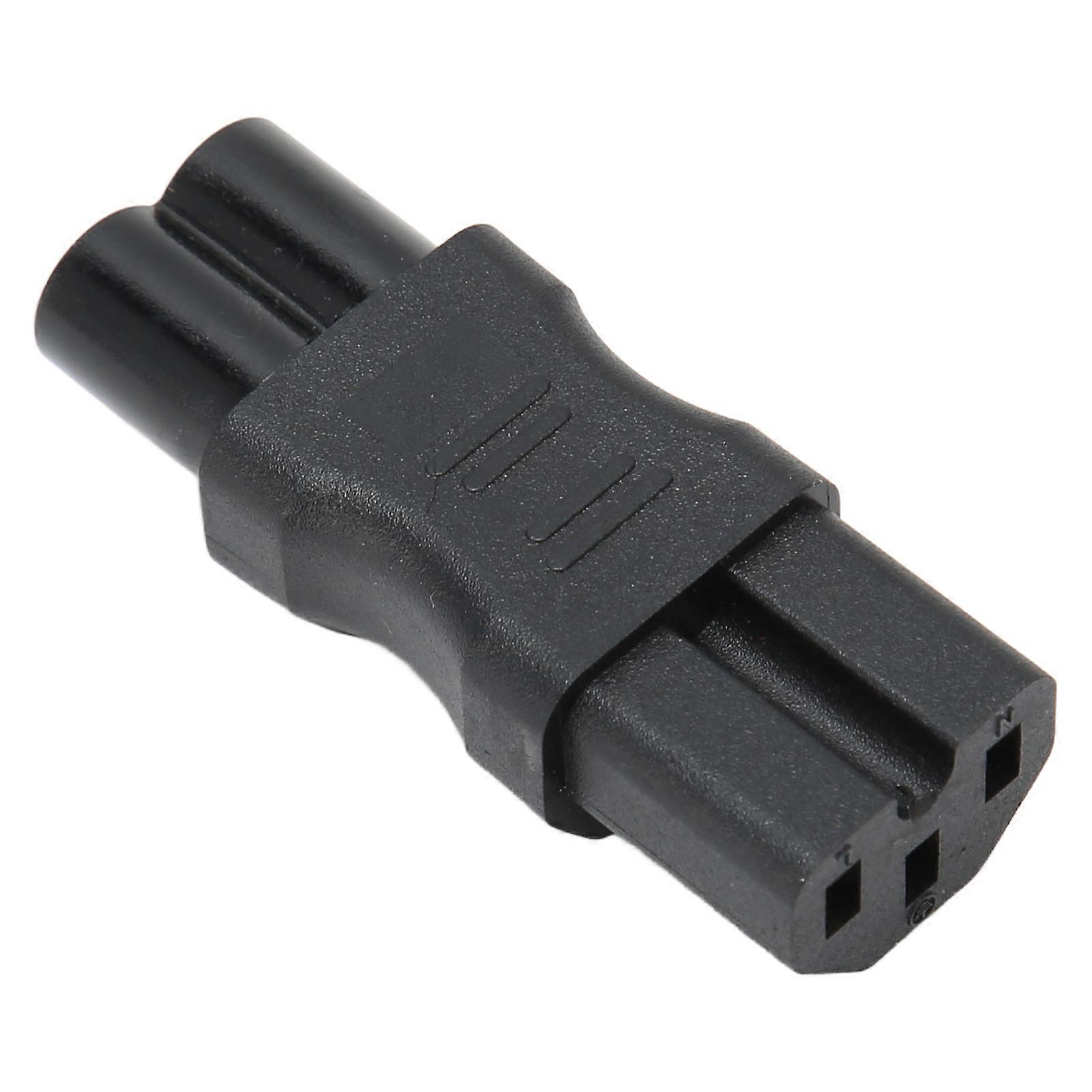 IEC320 C6 auf IEC320 C15 Konverter, 10 A, 250 V, 2,5 A, 250 V, Netzkabel-Adapterstecker für USV, Computerbuchse, 4 Stück