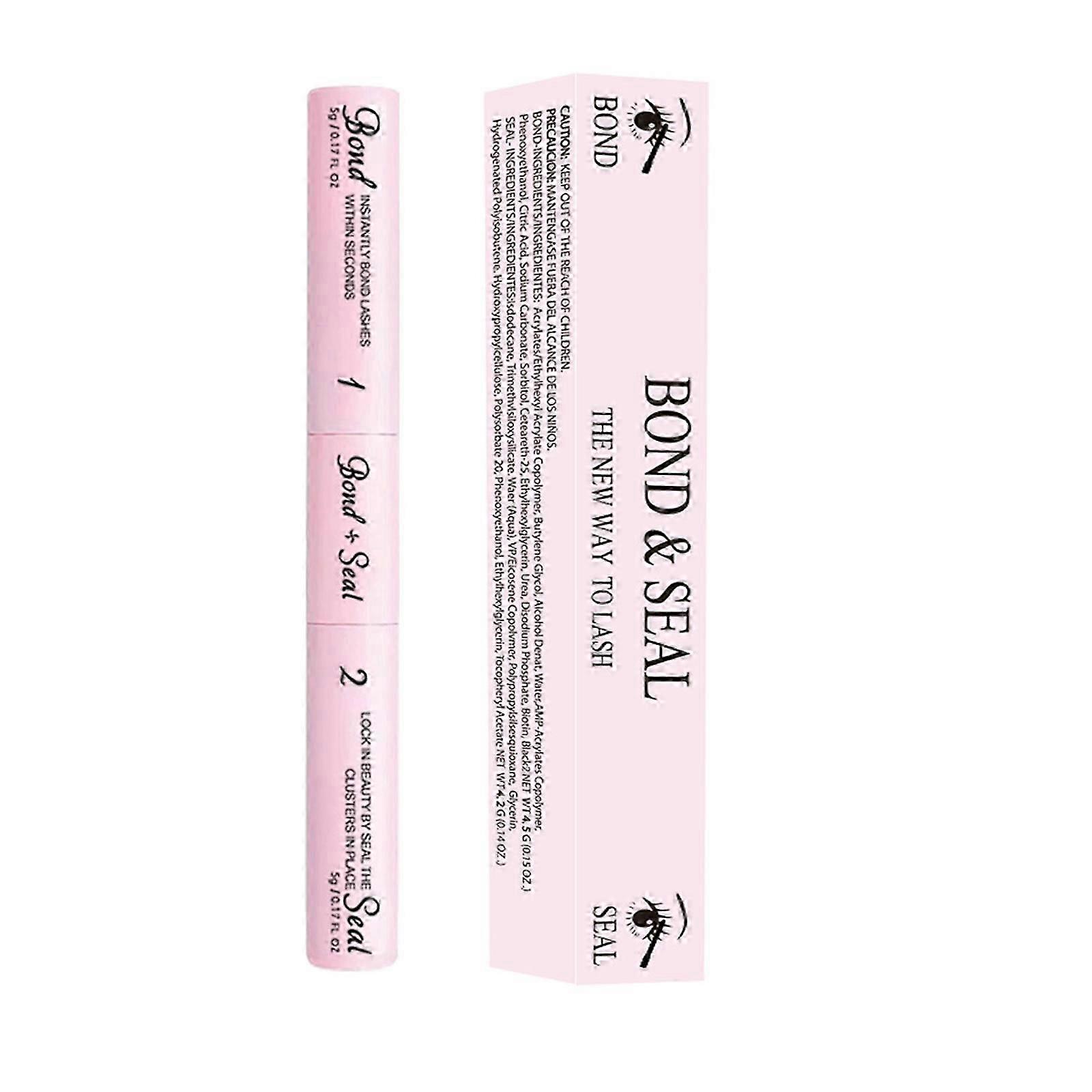 Bond and Seal Lash, 2 σε 1 Lash Bond and Seal Αδιάβροχη μακράς διαρκείας κόλλα βλεφαρίδων συμπλέγματος, κόλλα Ισχυρή κόλλα Lash Cluster