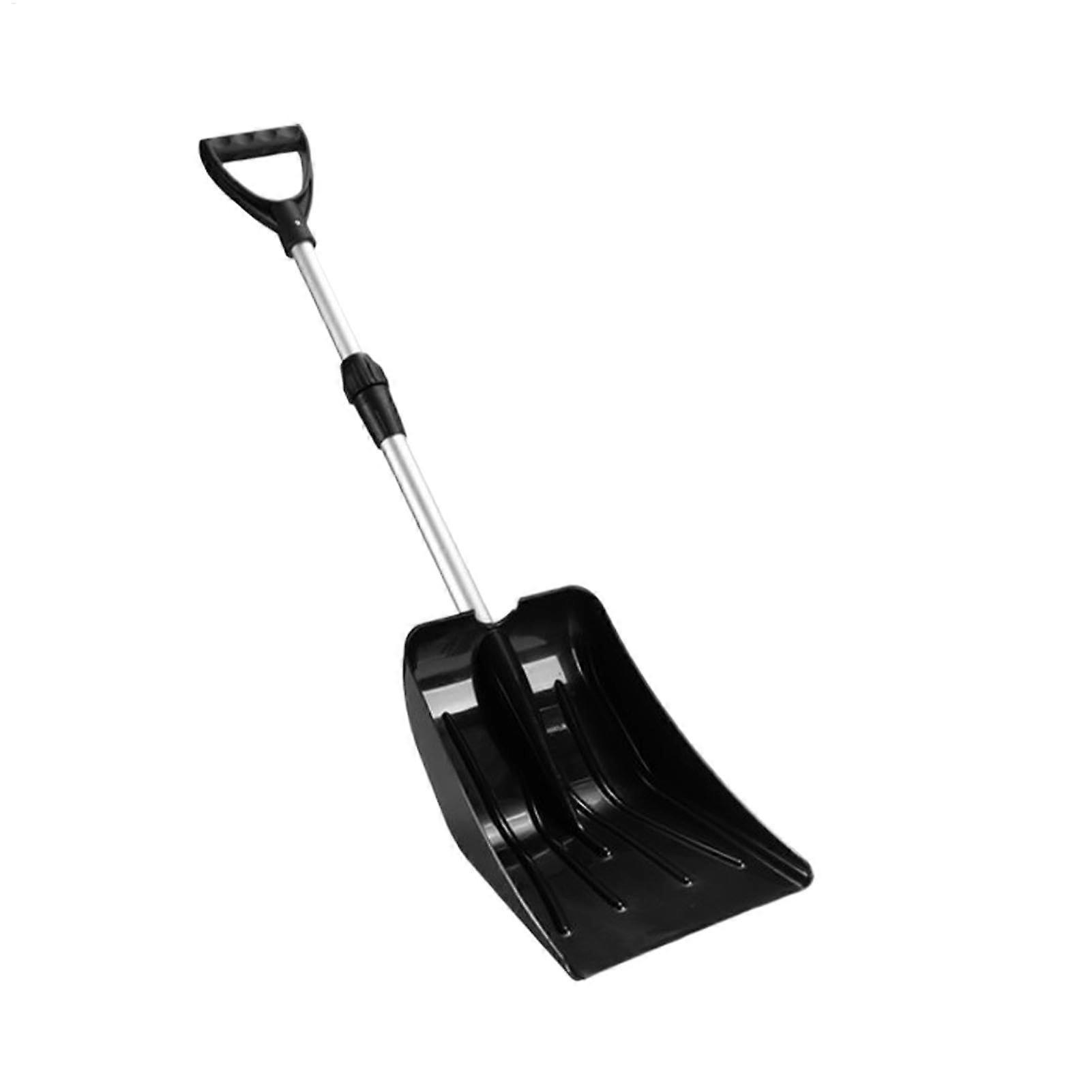Snow Shovel with Adjustable D-Grip Handle, Multifunctional Sleigh Design for Kids, Garden, and Driveway Use