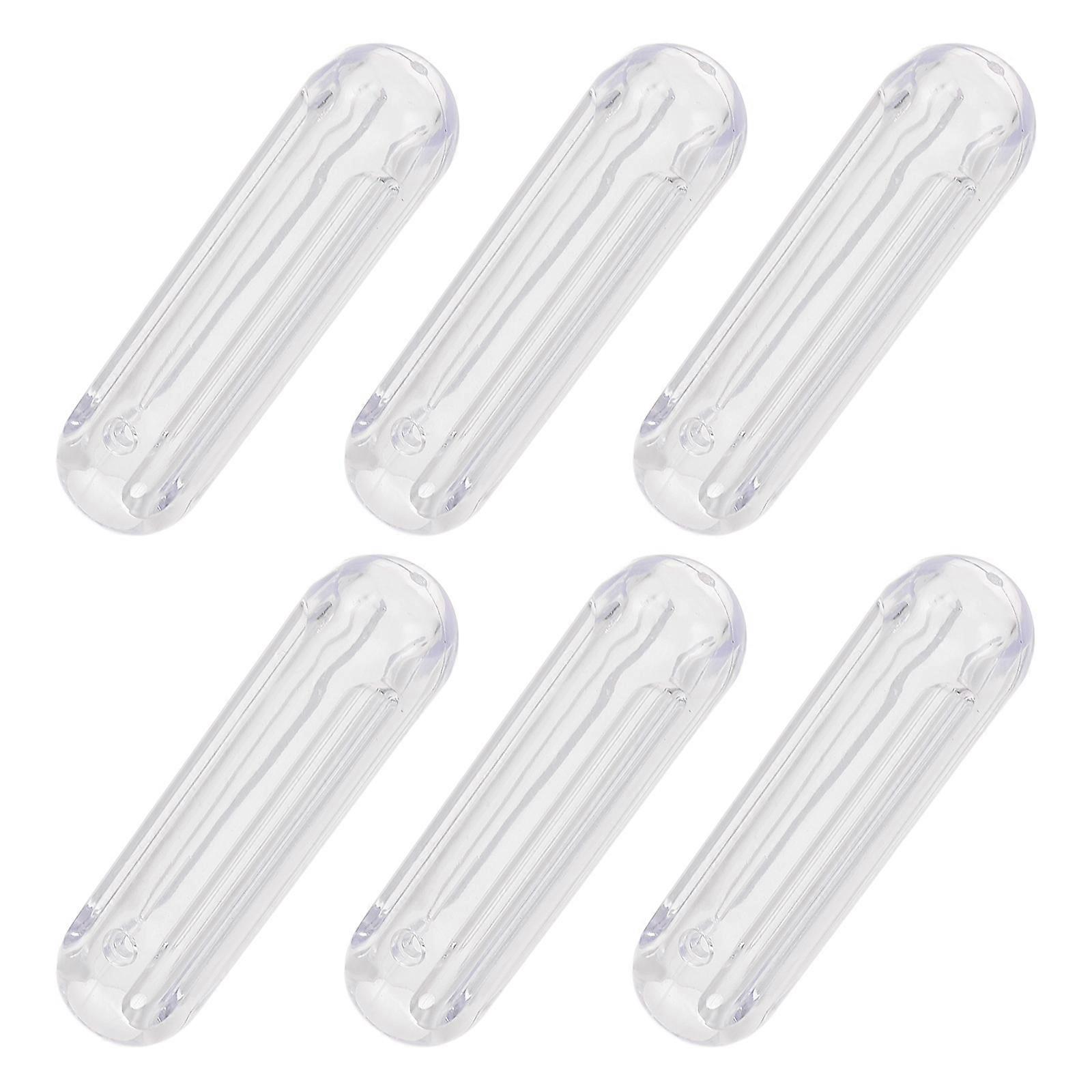 No Drill Curtain Rod Brackets Clear Pull Rod Handle Grip For Hotel Decor Bedroom 8.20X2.10X2.10CM