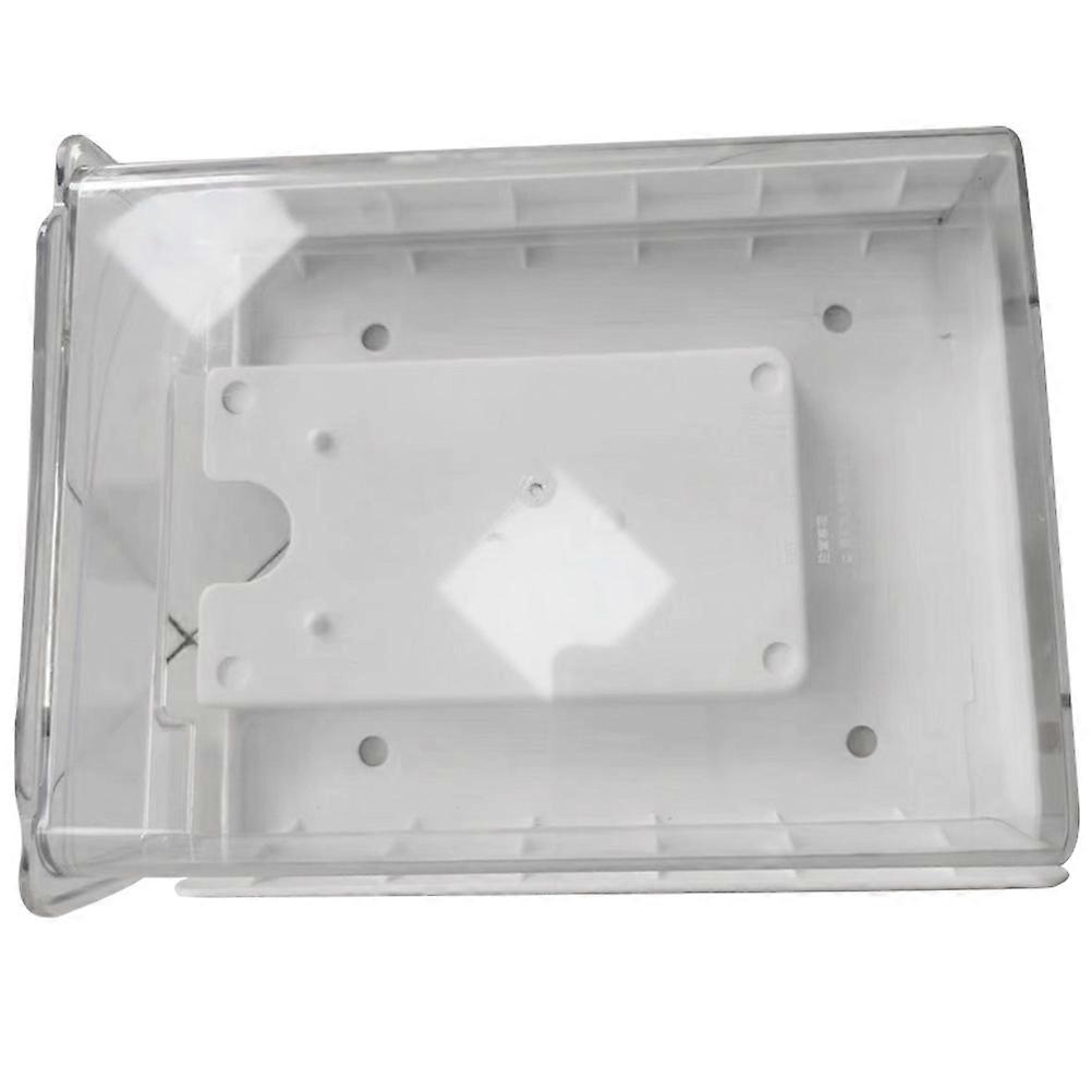 Storage Box Under Desk Drawer Organizer Office Use Space Saving Transparent 1Pack