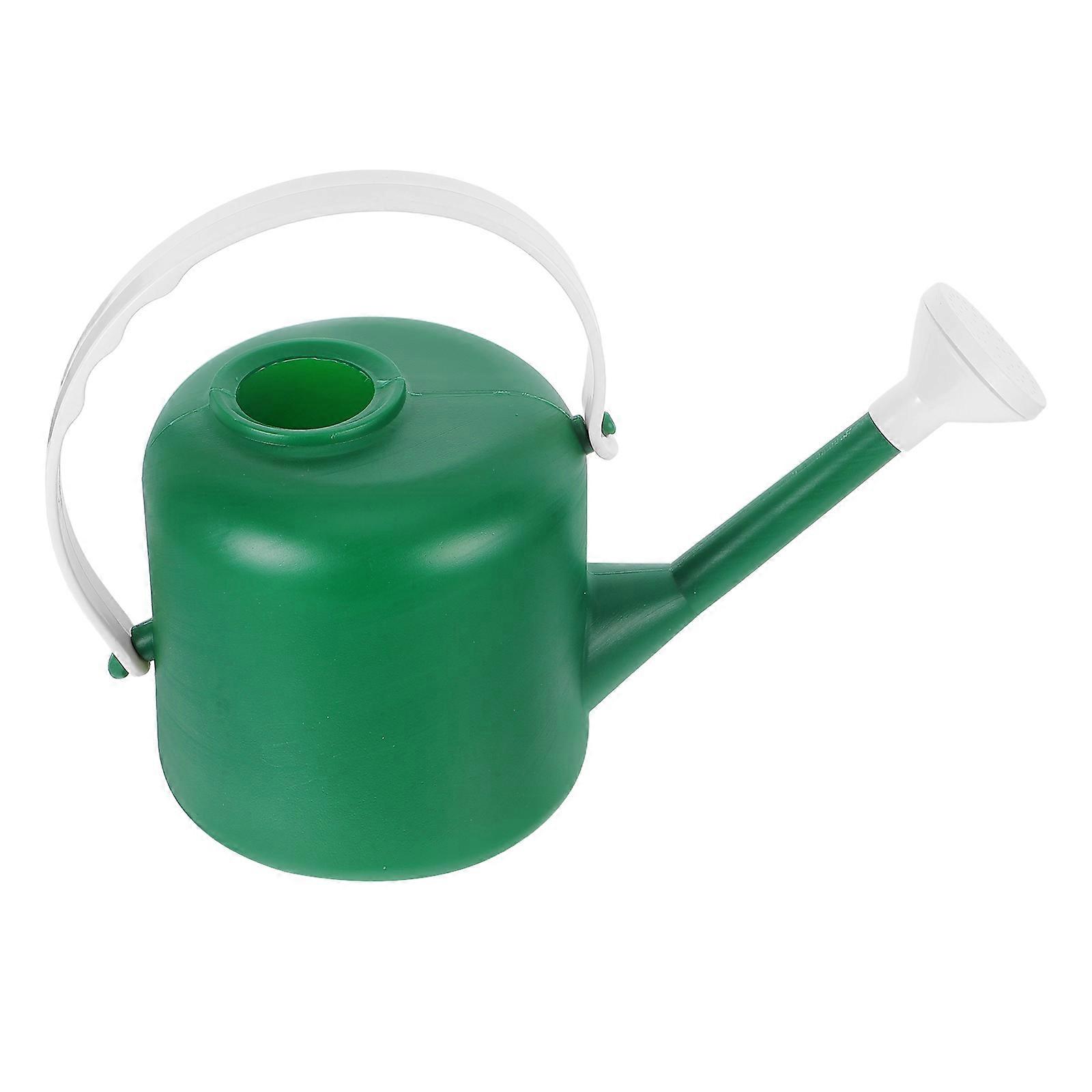 Cute Flower Watering Can Heavy-Duty Plastic Garden Tool For Kids Precise Watering Dark .2L 1Piece