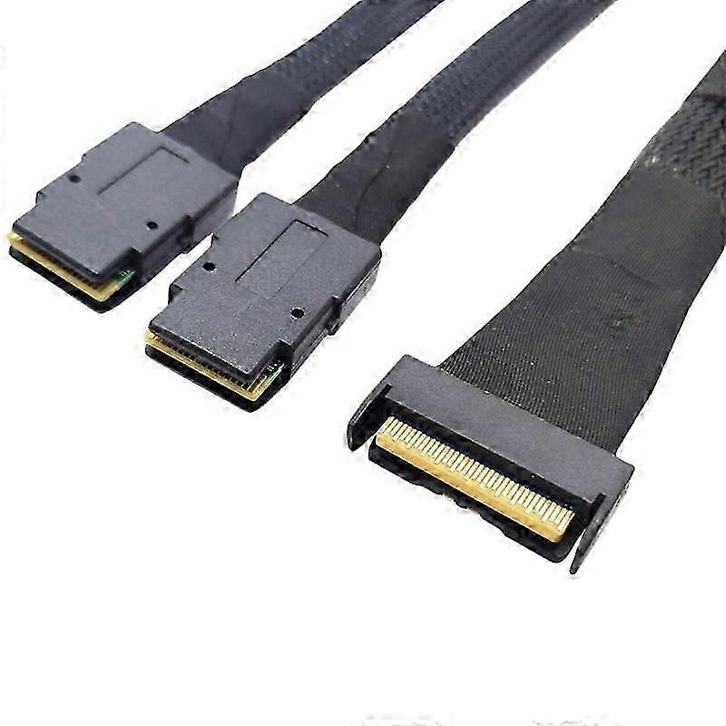 MClO X8 MCIO 8i(74P) to Dual SFF-8087 Cable PCIE5.0 Server Adapter Cable Connection Cable Server Adapter Server Cable--As Shown