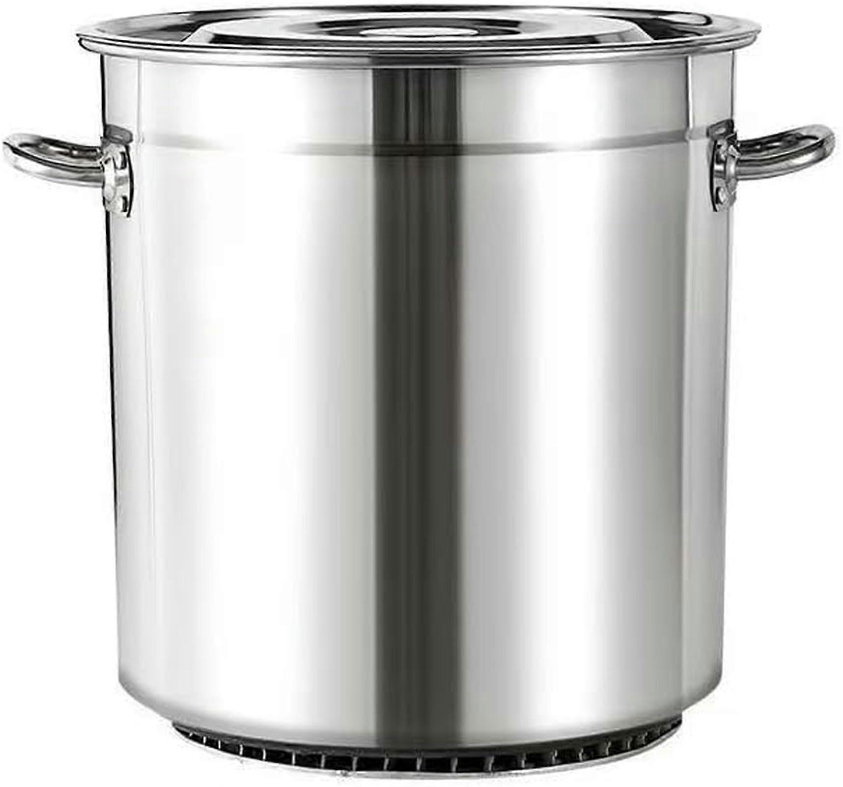 40 cm energysaving soup pot with lid, composite base, deep soup cooking pot, energy saving on gas 40% 45%