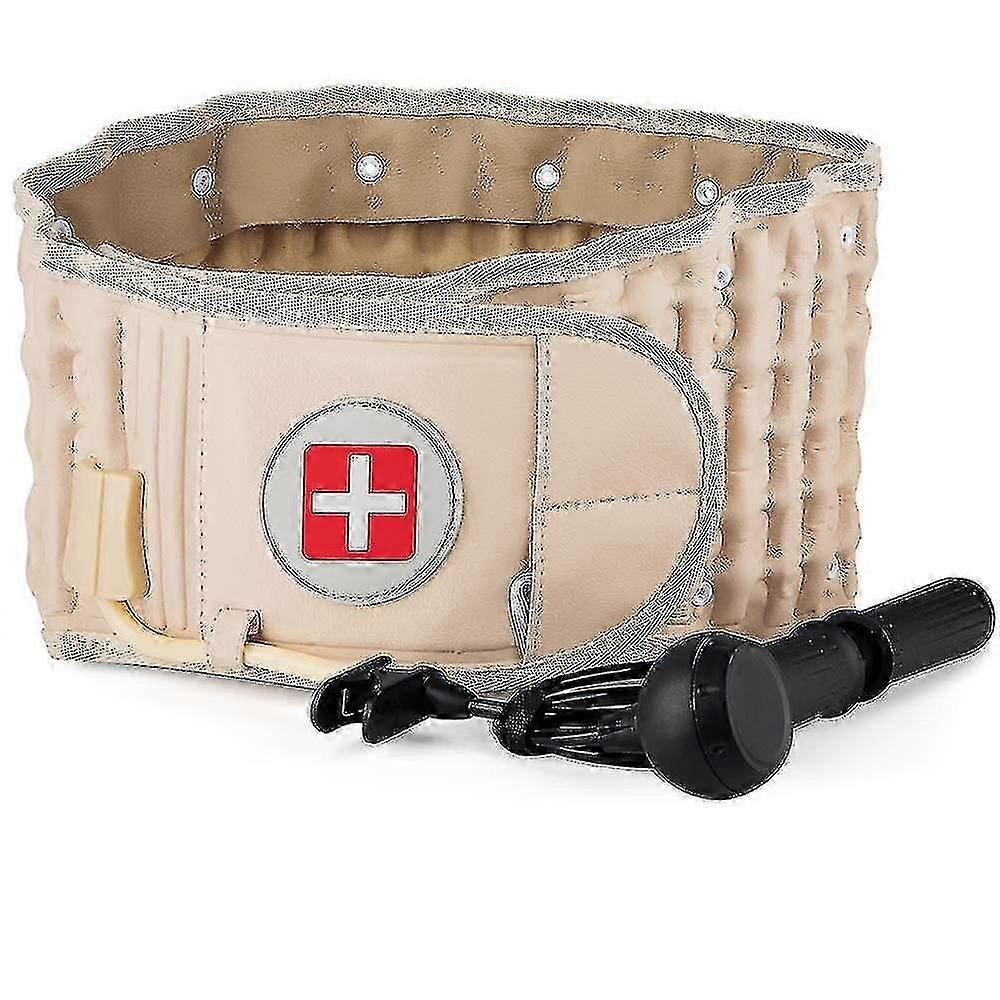 Decompression Back Belt Lumbar Spine Support For Lower Back Pain Relief - One Size Fits 29-49 Waist