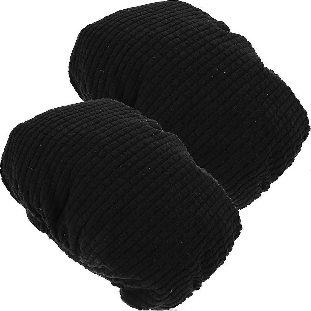 Swivel Chair Headrest Cover Office Computer Chair Headrest Protector Easy to Install Use Standard Chair Headrest Shape 2Pcs