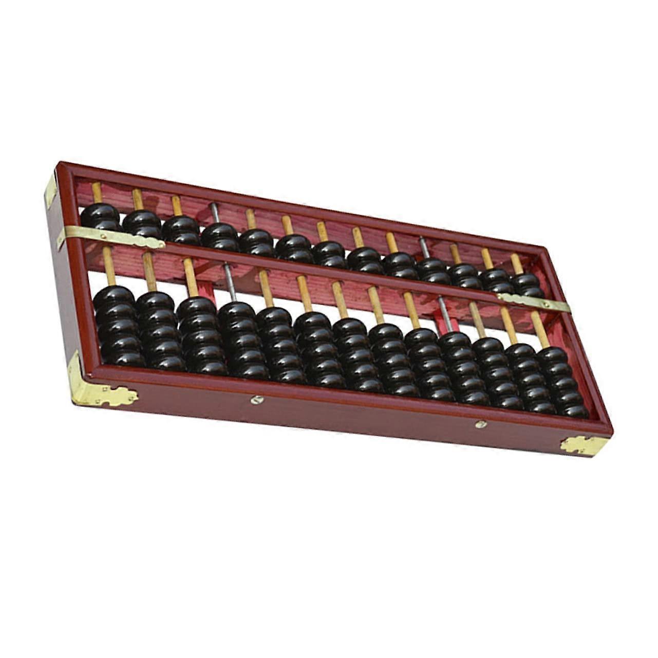Wooden Abacus Counting Frame for Students Portable Learning Tool to Enhance Arithmetic Skills for Daily Use Education