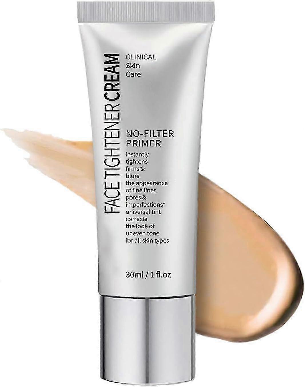 2025 Face Tightener No-Filter Primer, Instant Face Tightener Primer Makeup, Blurring Face Primer, Long Lasting Power Grip Primer