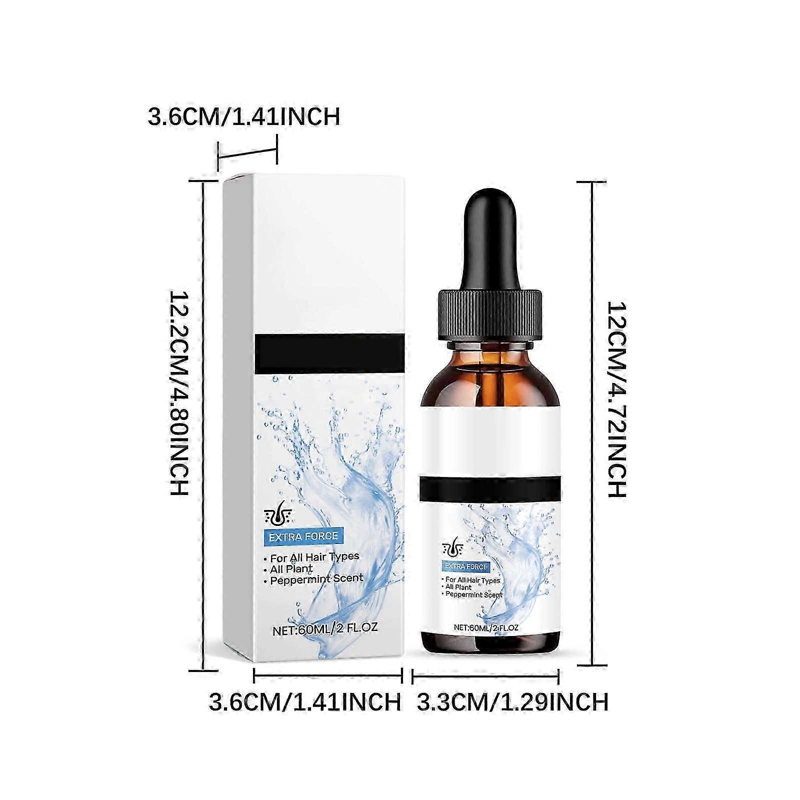 Nursing Scalp Essential Oil No-Wash Hair Care Essence - 60ml Massage Treatment for Soft, Healthy Hair and Scalp Care