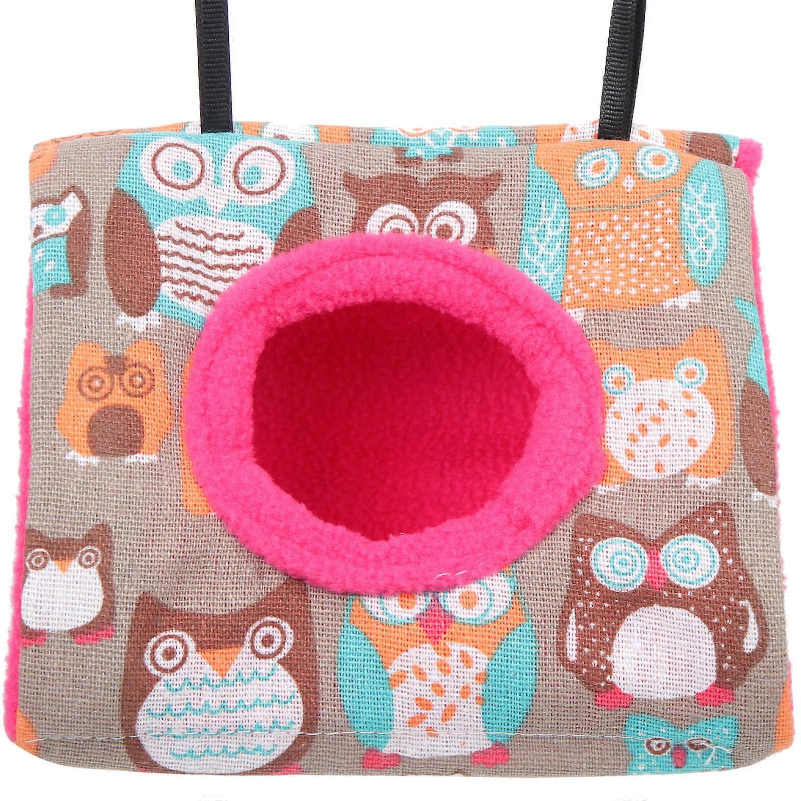 Bird Hammock Parrot Nest Wear-Resistant Sleeping Bed Watermelon Red 15x10x13cm Fashion Hanging 1Pcs