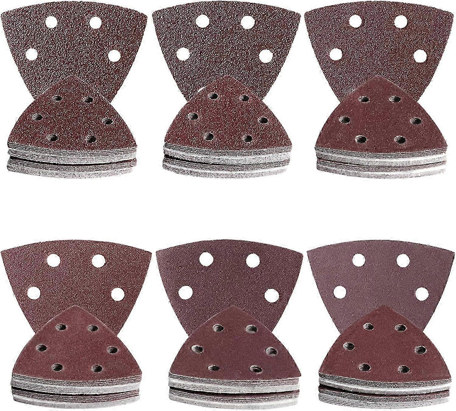 Triangle sanding discs 50pcs 90x90mm hook and loop