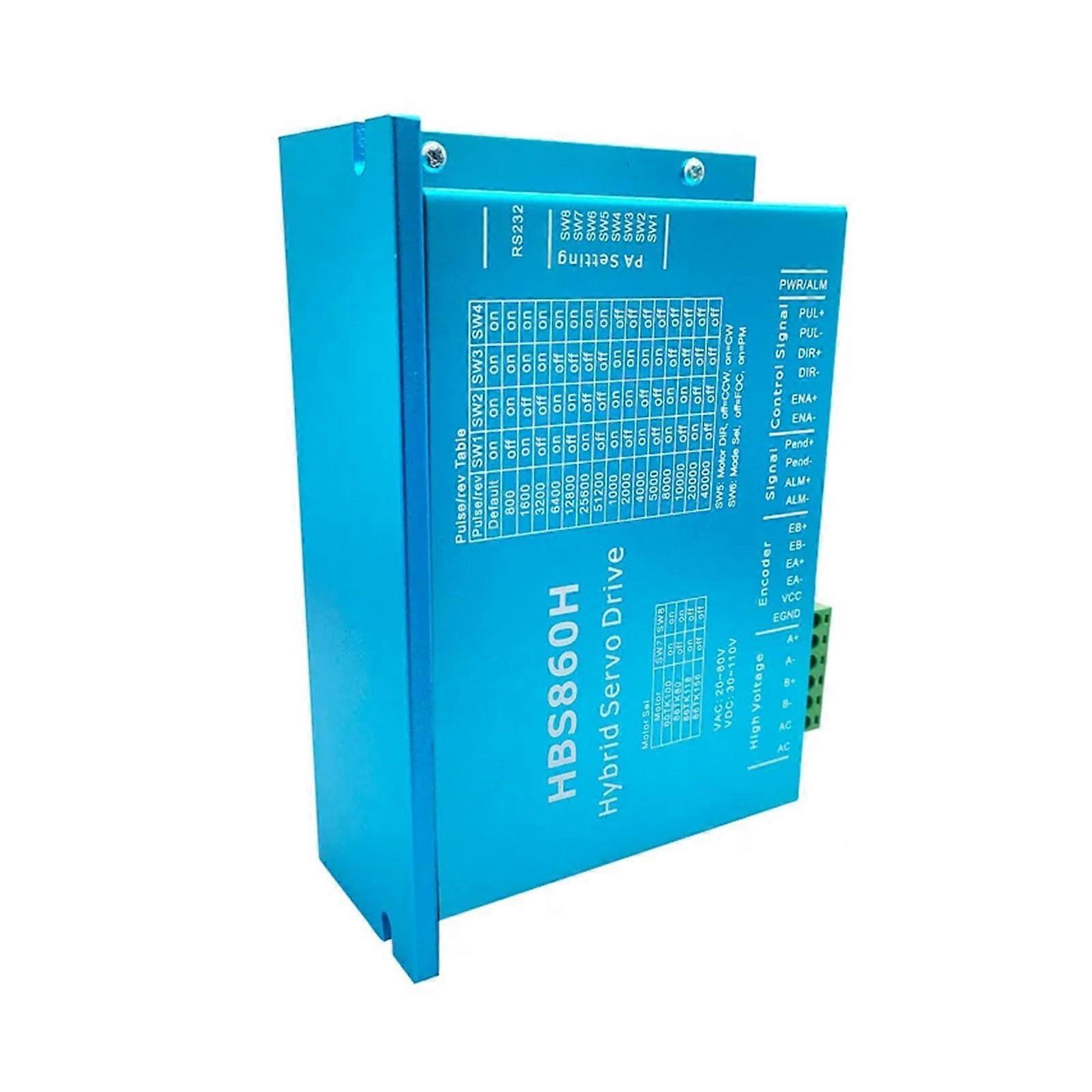 HBS860H hybrid step servo drive with RS232 port HBS86H closed loop servo electronic starter driver motor speed controllers