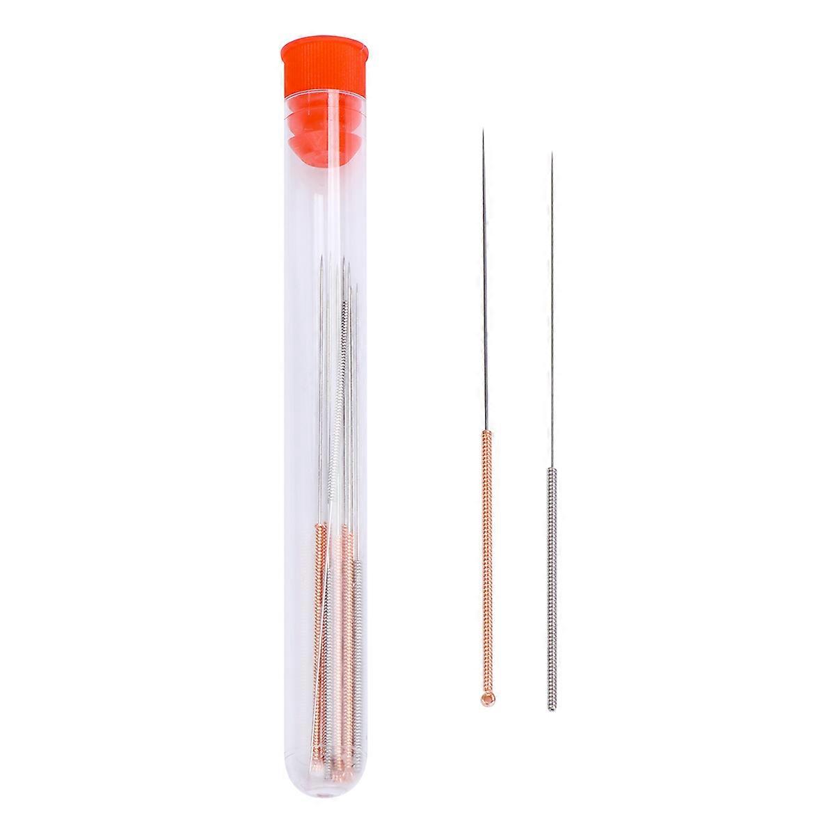 Nozzle Cleaning Needles 7Cm Silver Copper Diameter Measurement 3D Printer Nozzle 10Pcs