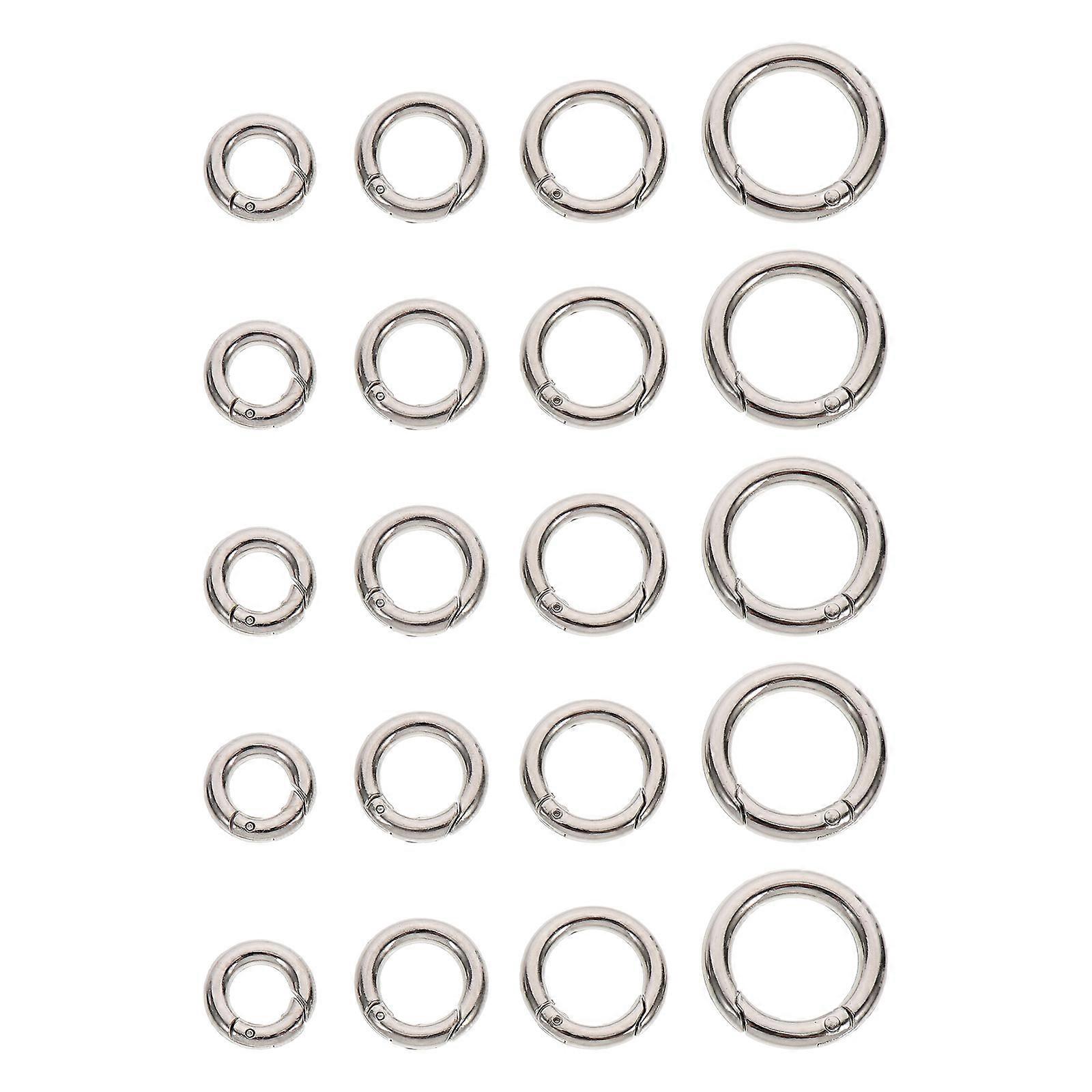 20pcs Silver Zinc Alloy Spring for Curtain MultiPurpose Use Lightweight and Durable