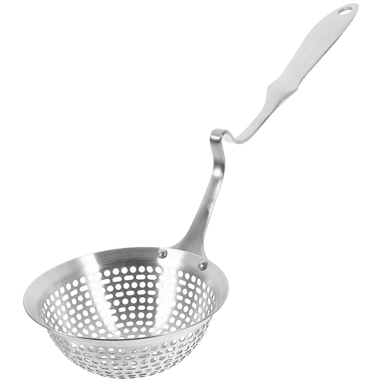Multi Functional Slotted Spoon Skimmer Hotpot Stainless Steel Colander Spoon