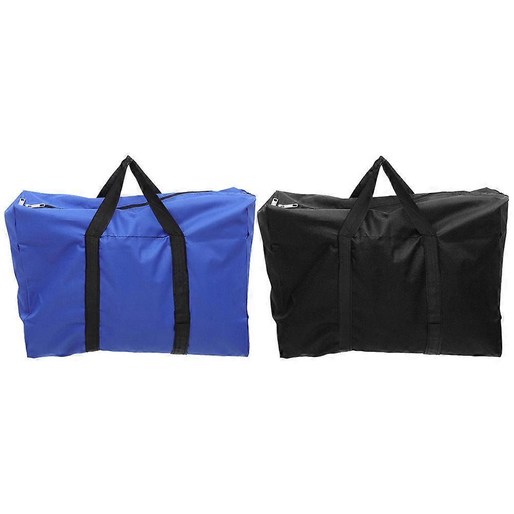 Portable Storage Bag for Moving with Handles Made of Oxford Cloth Assorted Color Large Capacity Foldable 2pcs