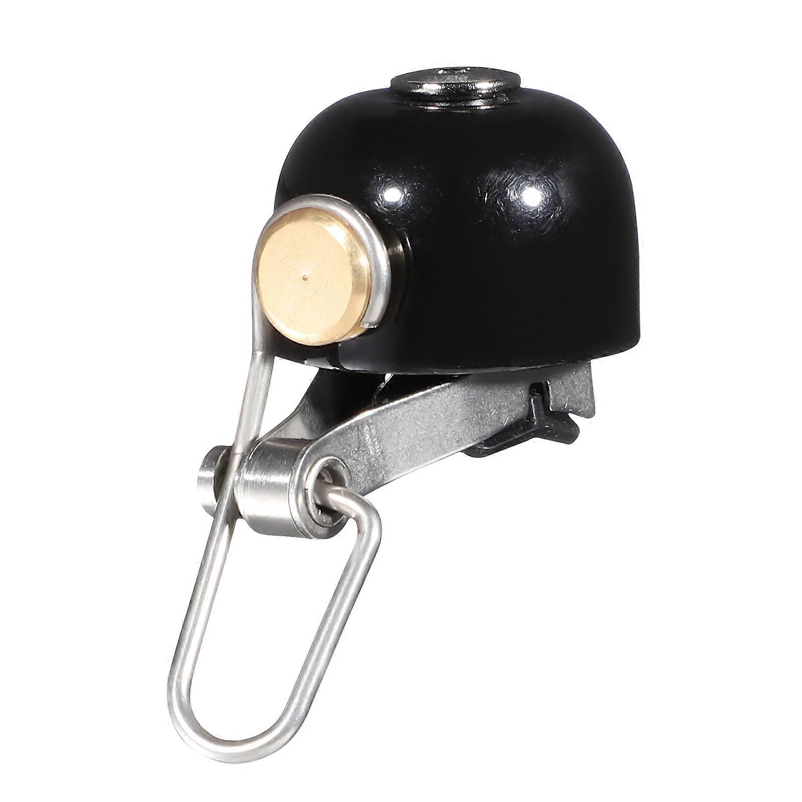 Retro Bicycle bell for Handlebar Easy to Install Stainless Steel Black Design Fits All Bikes 2.5 inches