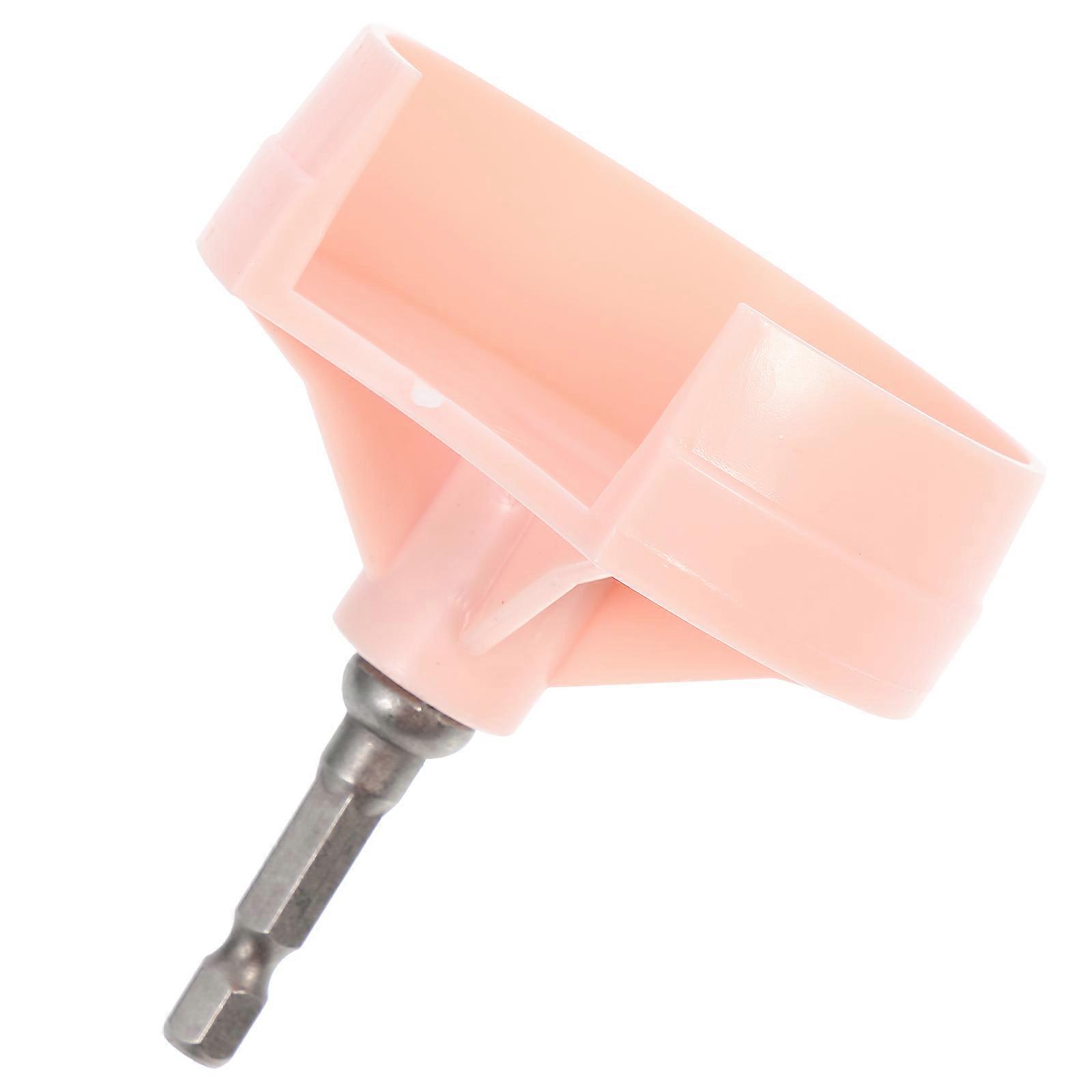 Knitting Machine Adapter for Home Use Made of Plastic and Stainless Steel Pink Color Easy to Install and Store Compact Design