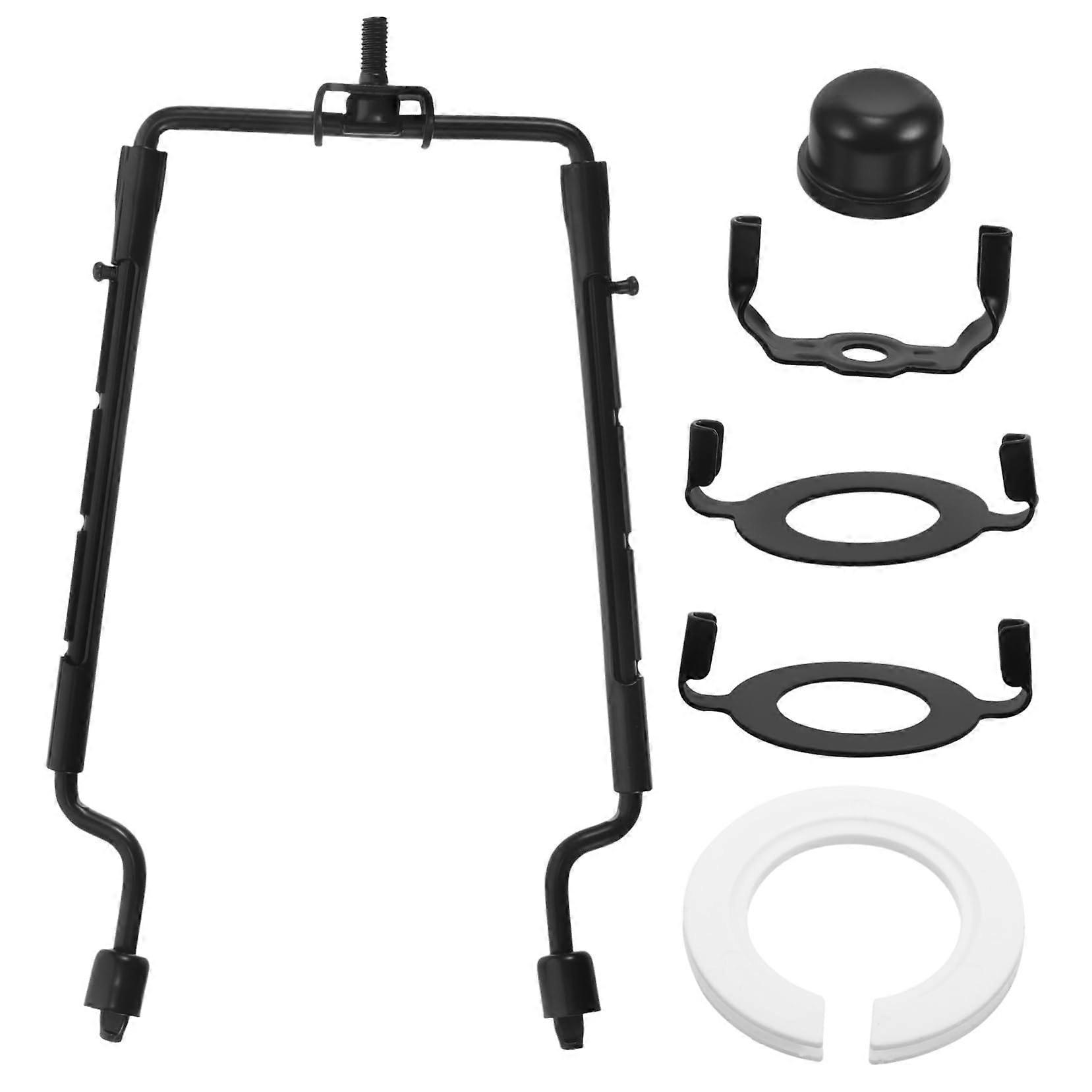 1 Set of Lampshade Holder with Adapter Ring, Robust Harp Holder for Floor Lamps, Modern and Versatile Solution for Lamp Repairs