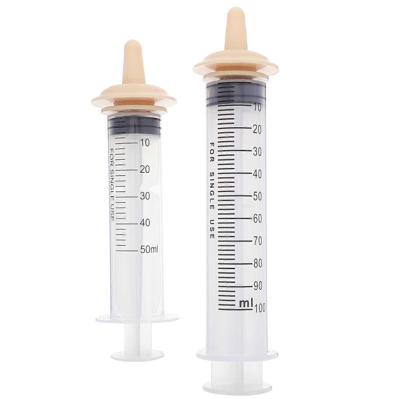 Non-Leaking Nipples Pet Portable Hamster Nipples Plastic 50ml Dosage Control 1 Set