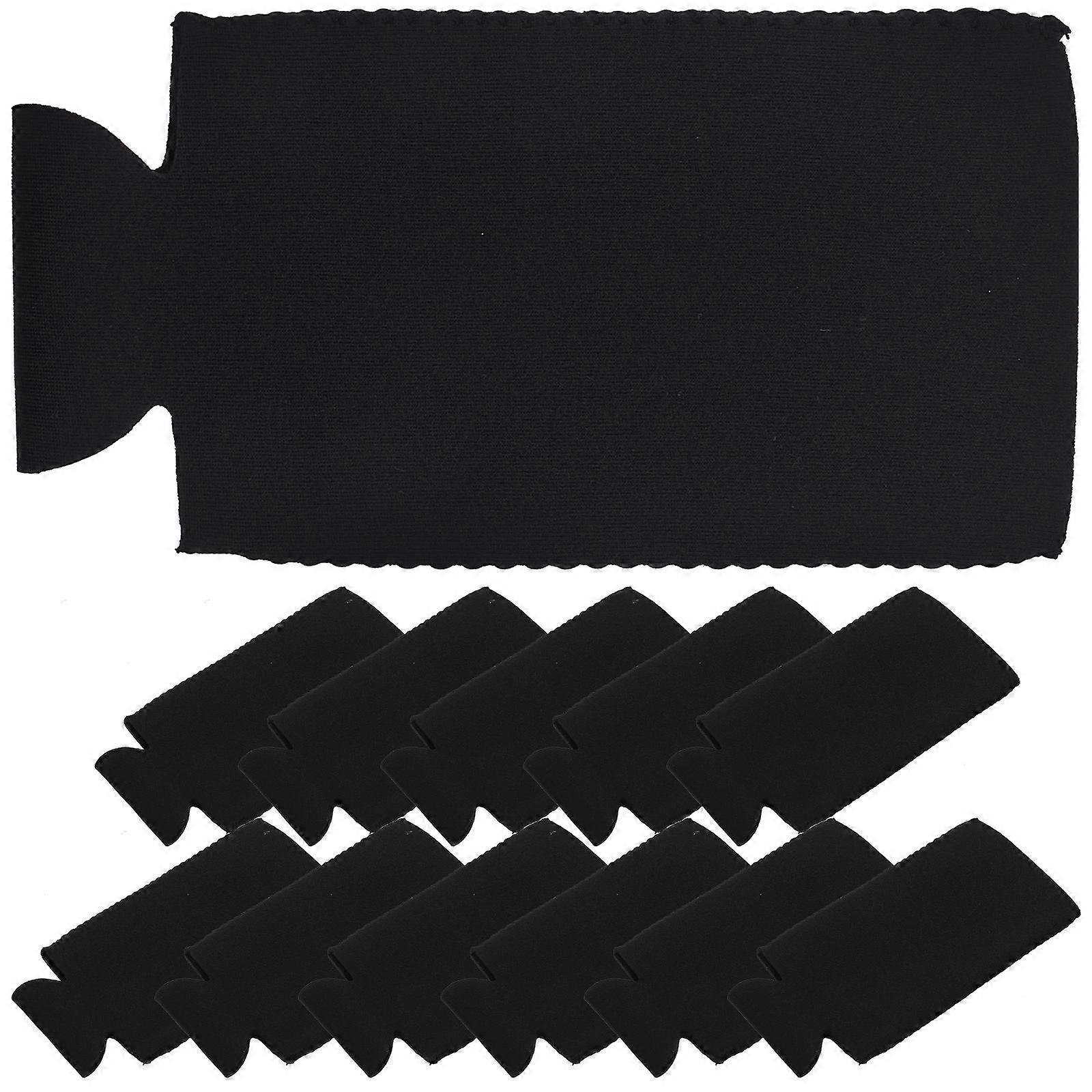 Ring-pull Can Sleeves Neoprene Drink Can Sleeves Travel 16x8.5cm Prevent Frostbite 12Pcs