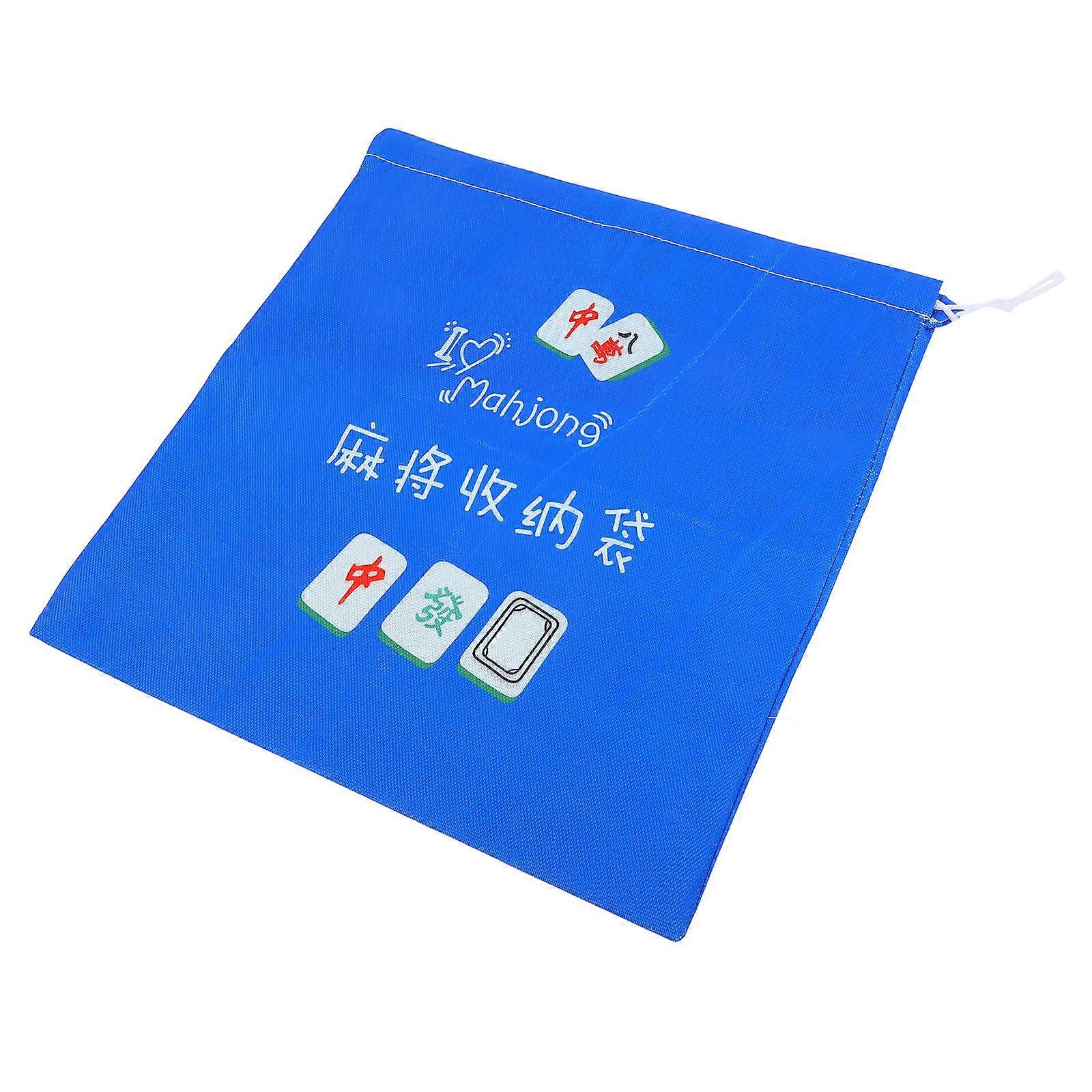 Portable Mahjong Storage Bag with Drawstring – Compact & Stylish Tile Organizer for Game Nights and Travel – Large Capacity for Efficient Use