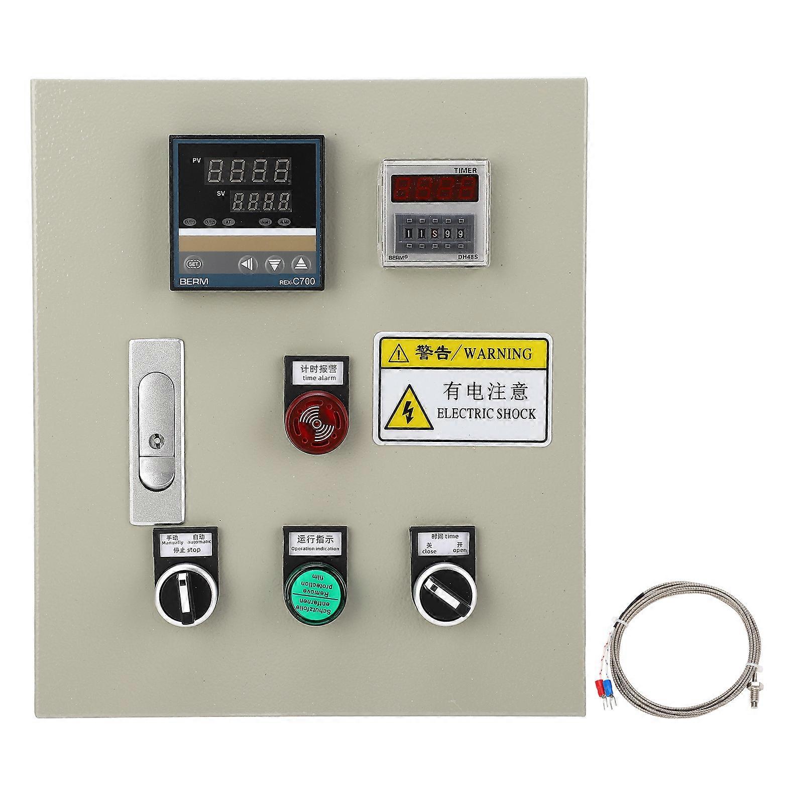 PID Temperature Controller Thermostat Box 3 Phase 15KW High Accuracy Digital Display Smart Temp Control Box 380V