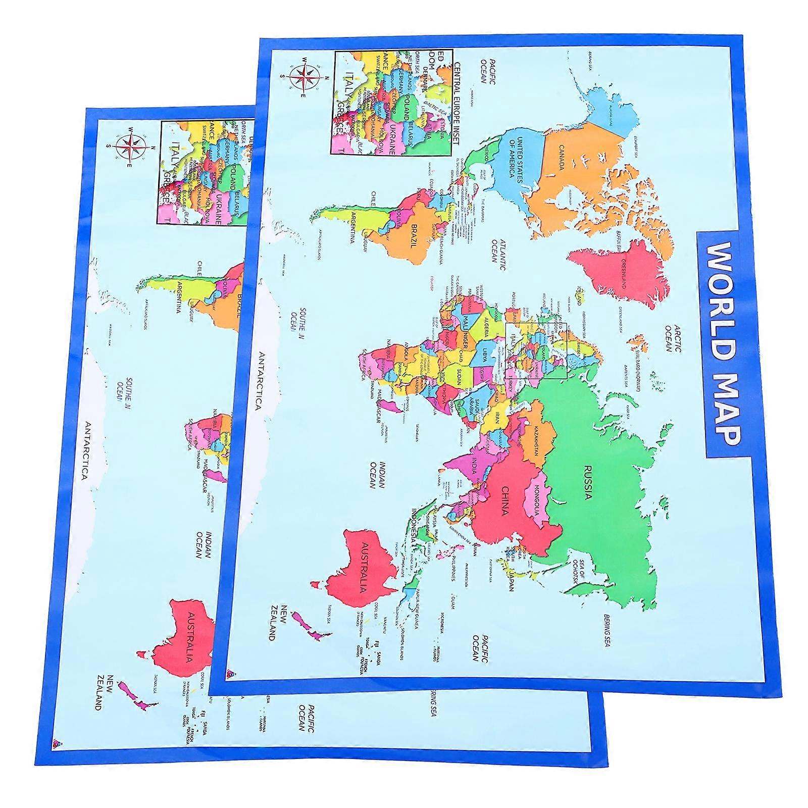 It looks like you're describing a product listing for **World Map Posters**! Here's a refined and professional version of that product title and