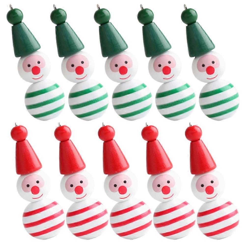 Crafts Making Beads Christmas Theme Round Shape Home Decoration 40Pcs