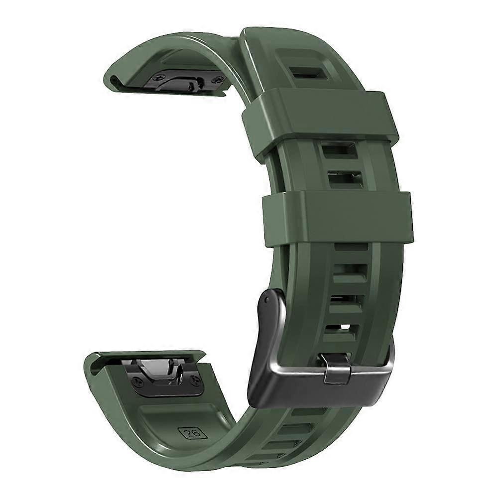 Silicone Watch Band 22mm Quick Release Adjustable Replacement Strap for Garmin Fenix 5 Plus