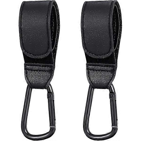 Black Stroller Hooks - 2pcs Stroller Clips