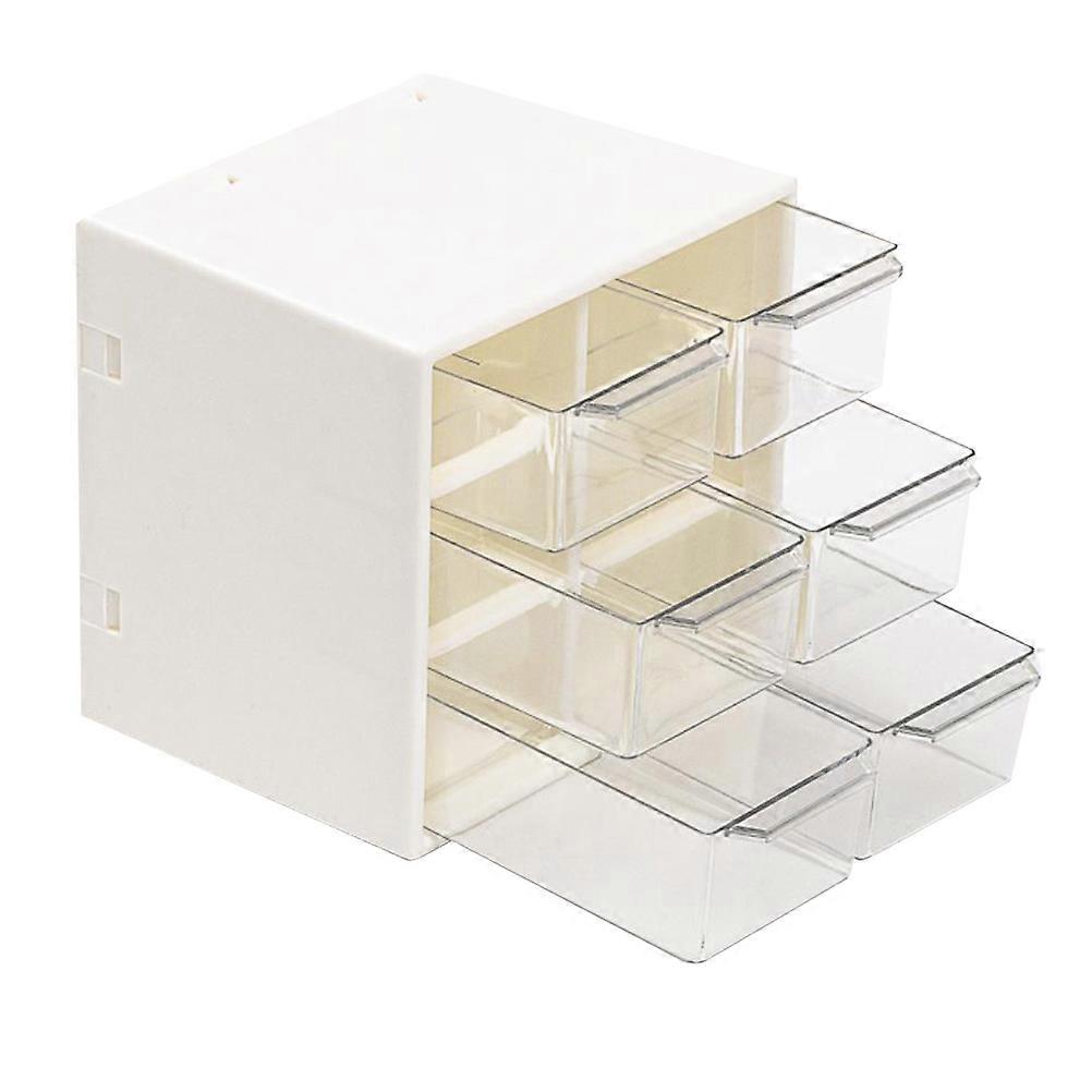 Plastic Visible Drawer Box for Home Large Capacity Storage Case with Multigrid Design