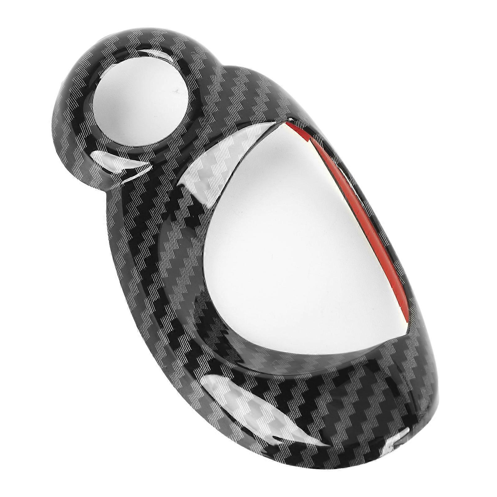 Car Ignition Switch Ring Cover Carbon Grain Smooth Surface Compact Replacement for Cooper R54 R56 