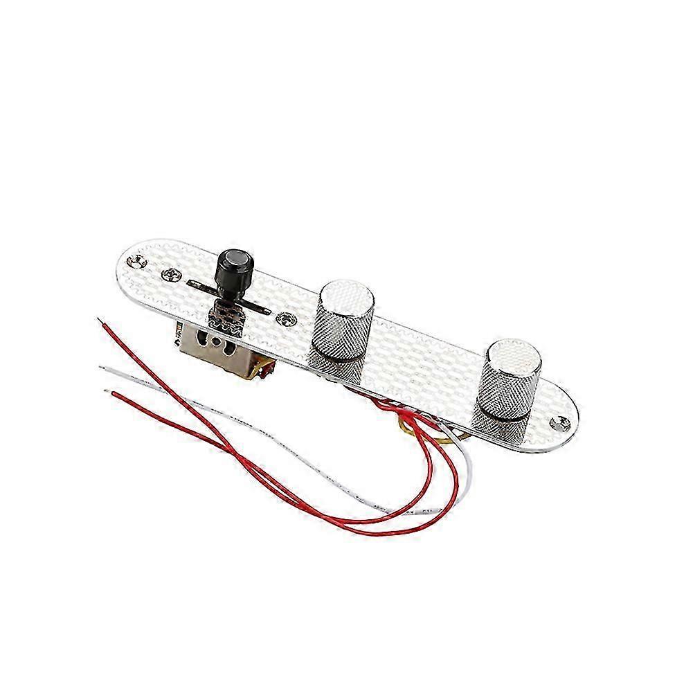 Loaded Prewired 3 Way Control Plate Harness Knobs for TL Guitar Parts