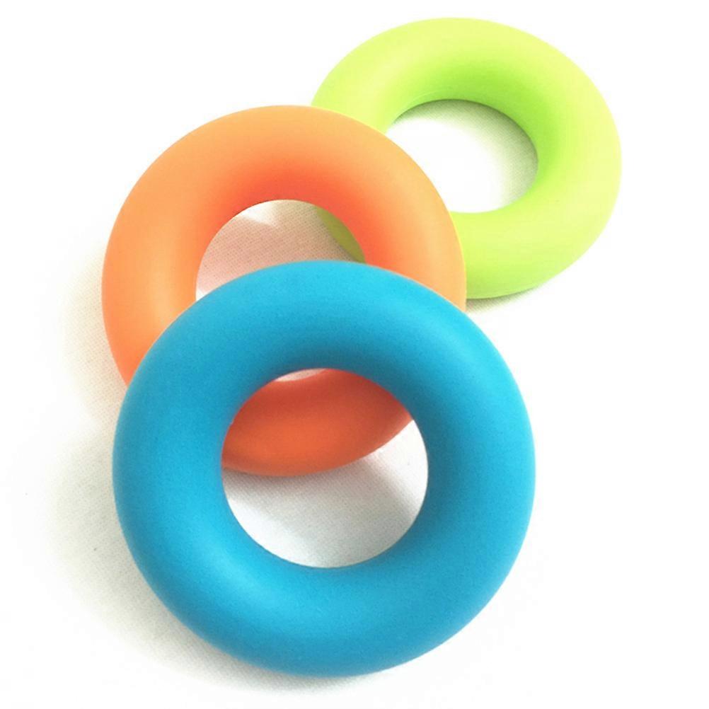 3Pcs Finger Gripper Forearm Strength Improvement Trainers Assorted Color For Hand Strength Training 7X7X1.8Cm Suitable For Various People