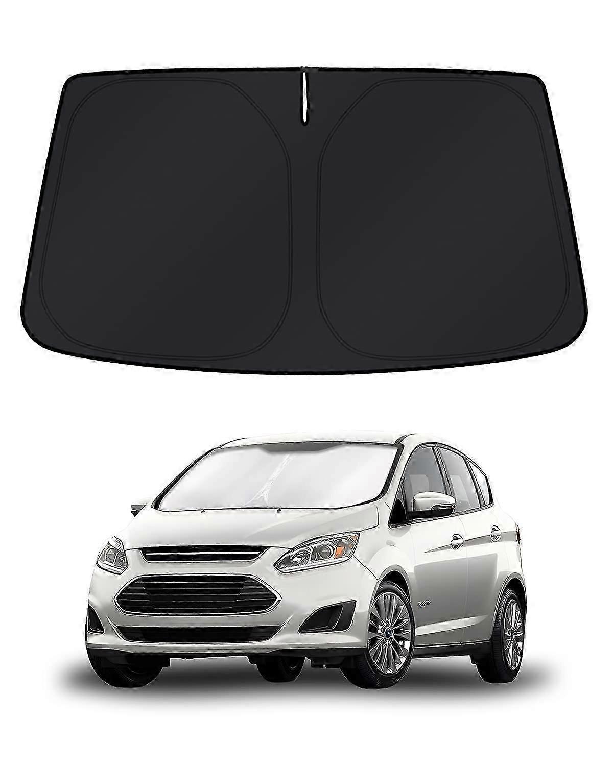 C-max 2013-2019 Window Sun Vizor Cover Foldable Blocks Kust Windscreen Sun For Uv Rays